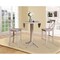 International Concepts Round 42 in Rd Pedestal Bar Height Table, 2 Bar Height Stools, Washed Gray Taupe, 42 in W, 42 in L K09-42DPT-27-S6133-2 - alternate 4